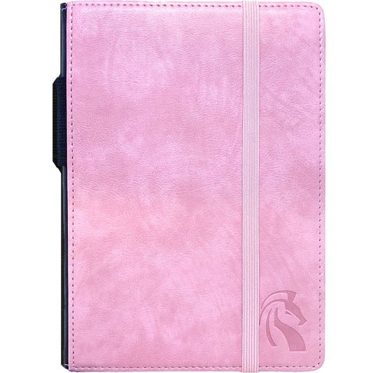 A5 Hardcover Journal Notebook - Pink Faux Leather