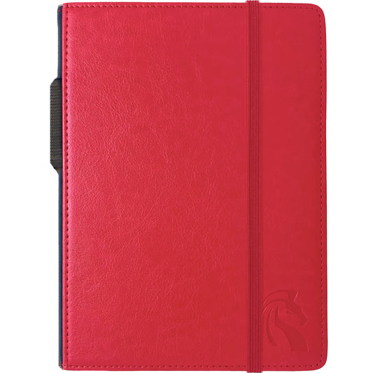 Visionary Red | Red Journal Notebook | A5 Hardcover Faux Leather
