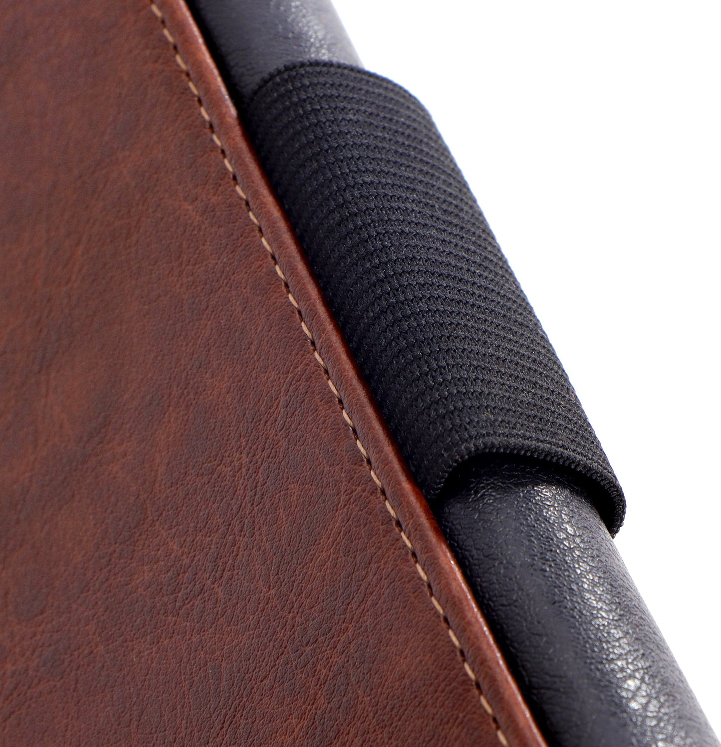 A5 Hardcover Journal Notebook - Brown Faux Leather