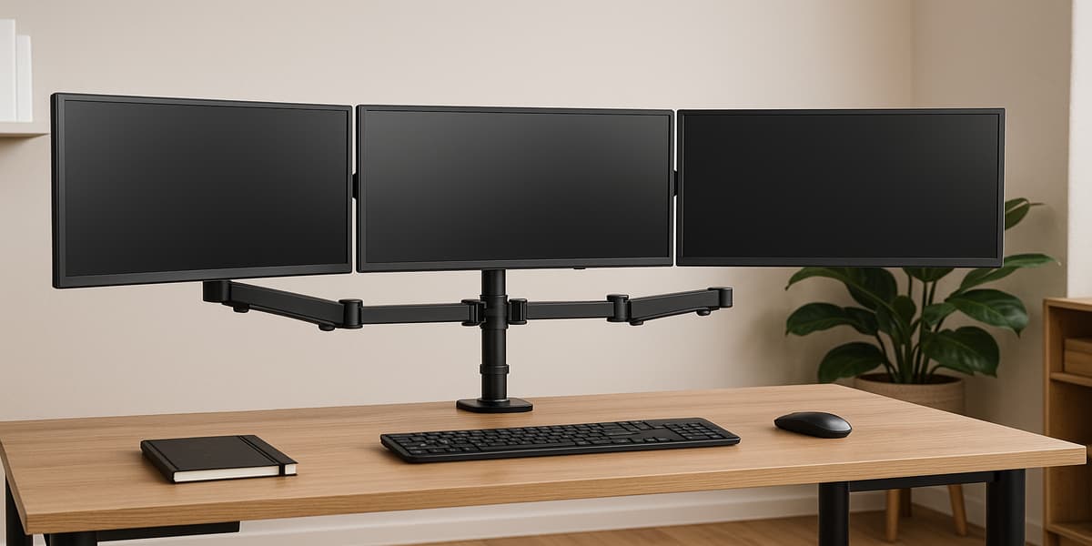 6 Best Triple Monitor Mount for 27-Inch Gaming Setup – LeStallion
