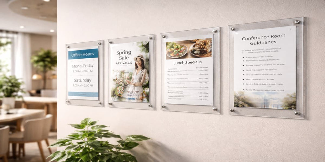 7 Best Acrylic Sign Holder for Reception Counter Displays