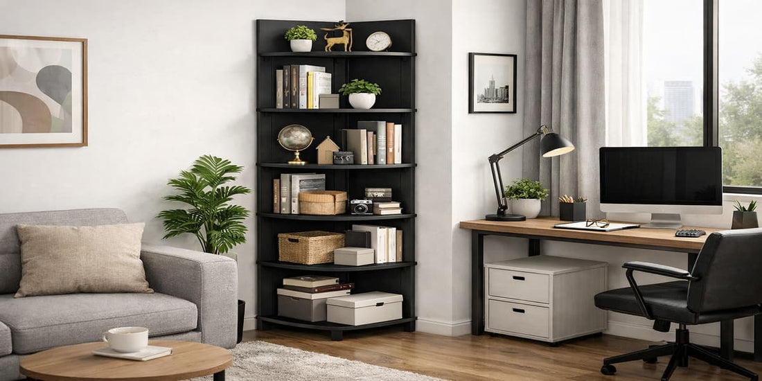 7 Best Corner Shelf Units for Office Space Optimization