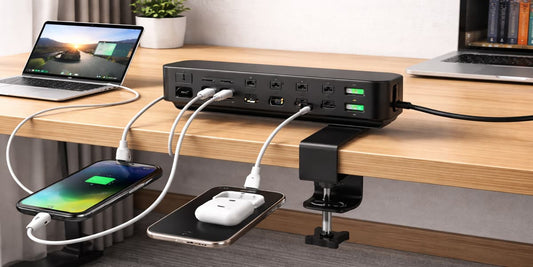 7 Best Desk Clamp with USB Ports and Wireless Charger Combo