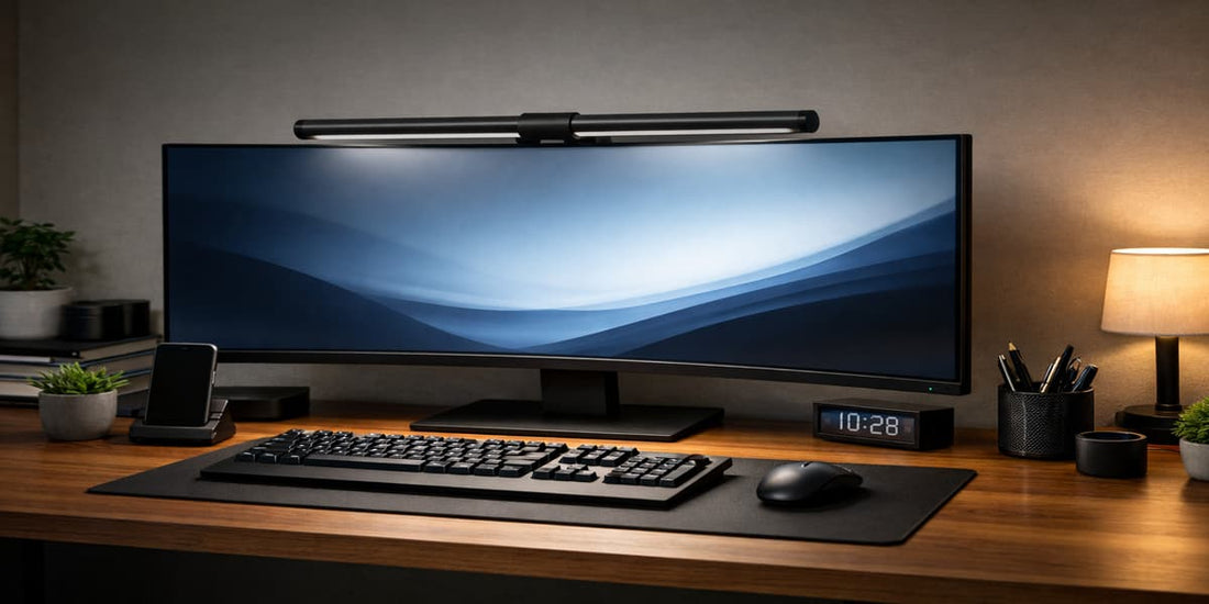 7 Best Desk Mounted Monitor Light with Asymmetric Optics Design