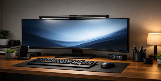 7 Best Desk Mounted Monitor Light with Asymmetric Optics Design