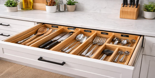 7 Best Desktop Drawer Organizers with Bamboo Inserts