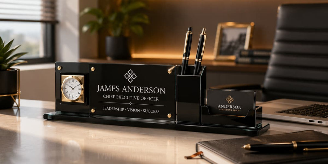 7 Best Engraved Desk Nameplates for Executives