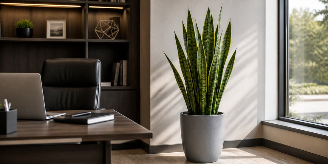 7 Best Faux Snake Plants for Modern Offices