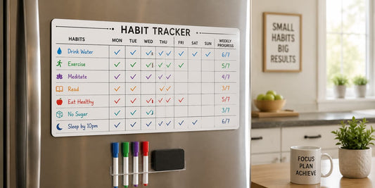 7 Best Habit Tracker Magnetic Boards for Desk Display