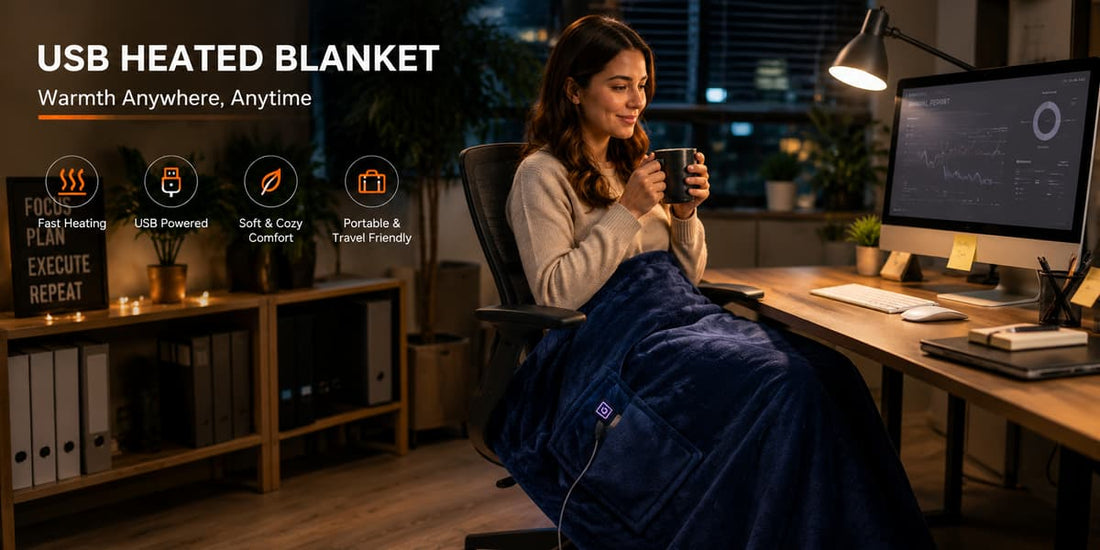 7 Best Heated Lap Blankets for Cold Office Workers