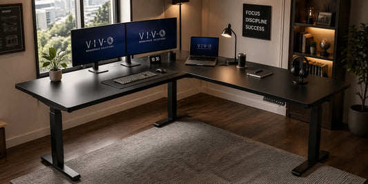 7 Best L-Shaped Standing Desk for Two Work Zones
