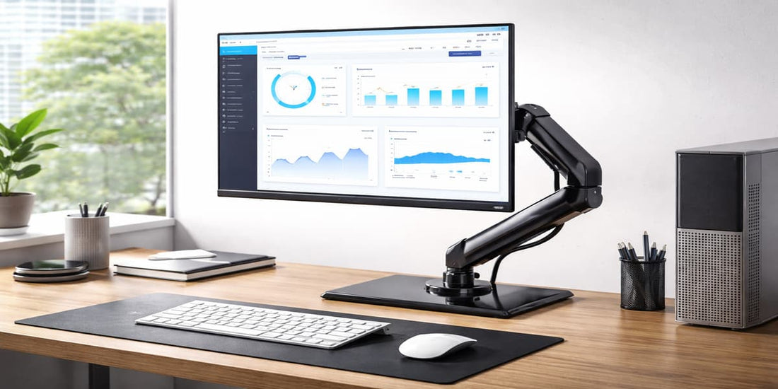 7 Best Monitor Arm for Glass Desk Reinforcement Plate Included