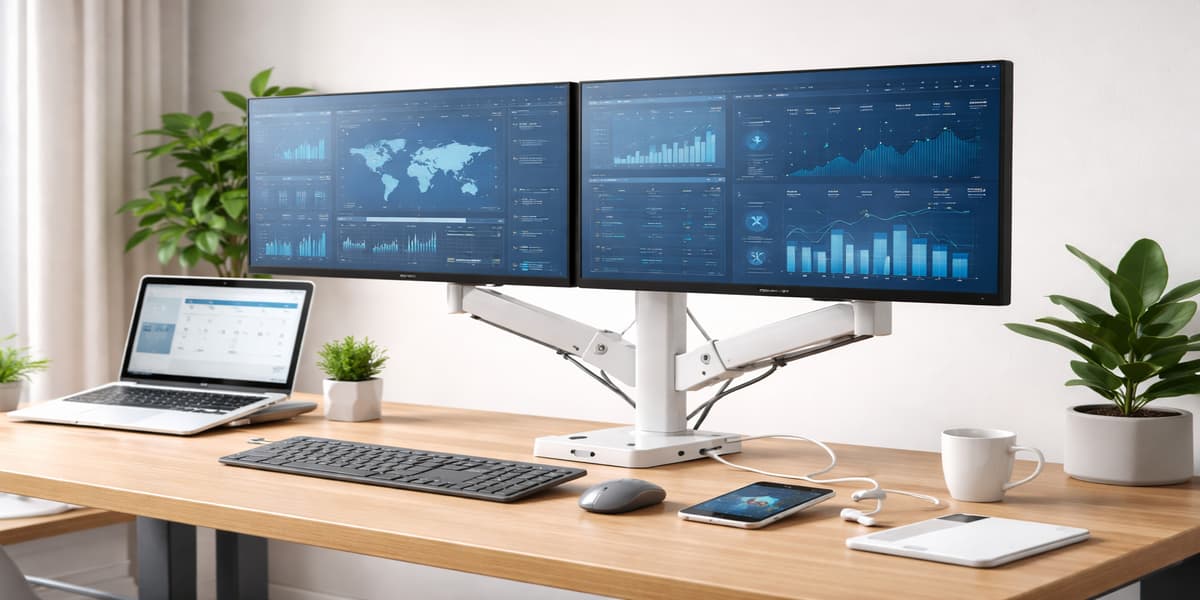 7 Best Monitor Arm with Portrait and Landscape Rotation Easy – LeStallion