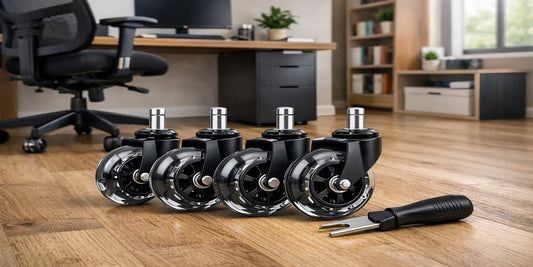 7 Best Office Chair Casters for Hardwood Floors Non Marking Rubber