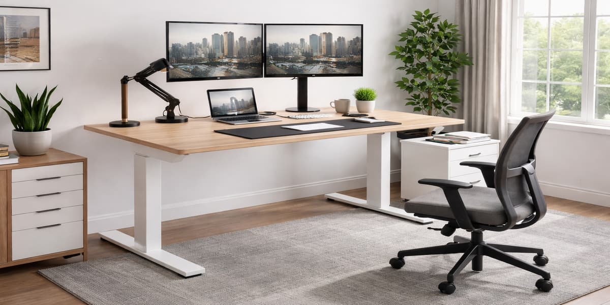 7 Best Standing Desk for Home Office 72 Inches Wide – LeStallion