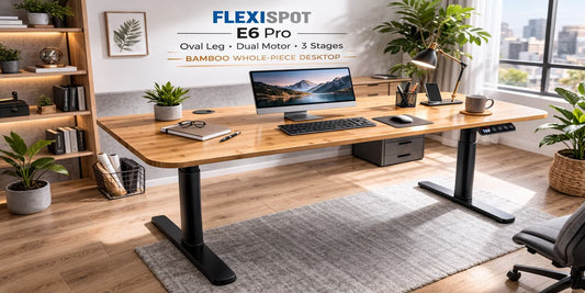 7 Best Standing Desk with Bamboo Desktop and Black Steel Frame
