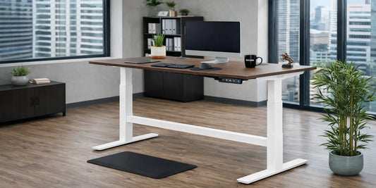 7 Best Standing Desk with Crossbar Support for Stability Heavy Duty