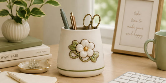 7 Best Terracotta Ceramic Pen Holders for Boho Offices