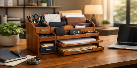 7 Best Wooden Desk Organizers with Multiple Compartments