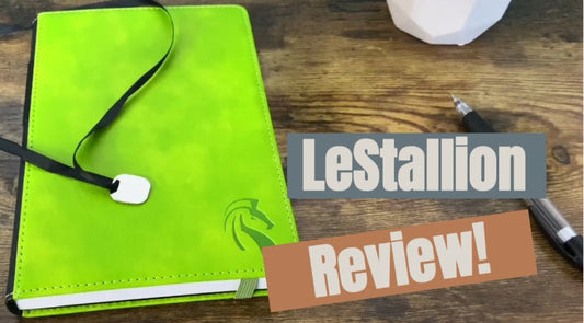 Quality journal that is fun to write in! - Beth Howard - LeStallion Green Journal Review