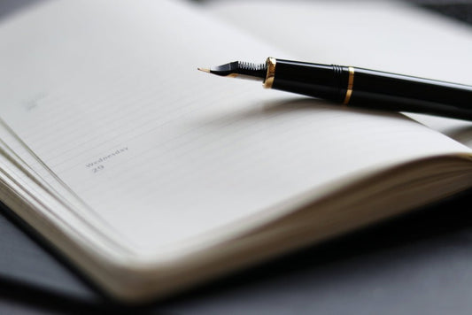 LeStallion fountain pen journal hero for What does psychology say about journaling
