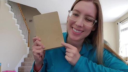 Amy reviews the LeStallion luxury faux leather journal notebook
