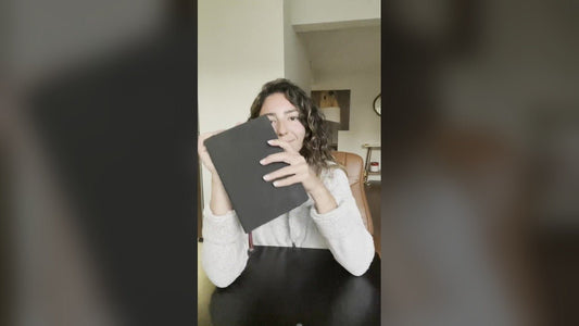 Christina Rose reviews the LeStallion A5 black faux leather journal notebook
