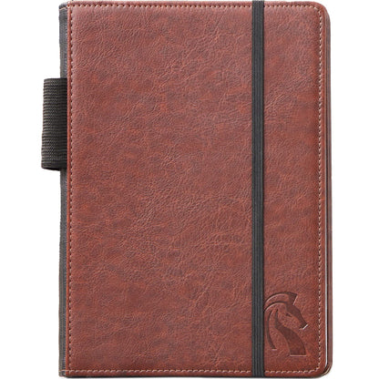 A5 Hardcover Journal Notebook - Brown Faux Leather