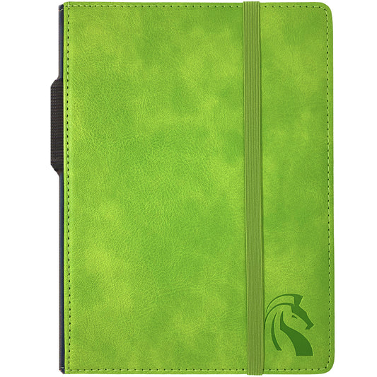 A5 Hardcover Journal Notebook - Green Faux Leather