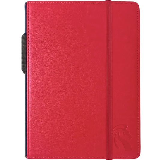 A5 Hardcover Journal Notebook - Red Faux Leather