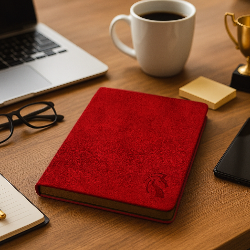 CASPIAN | Royal Red - A5 Lined Journal - Soft Cover